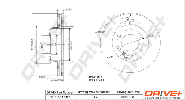 Discofreno - DP1010.11.0497 Dr!ve+