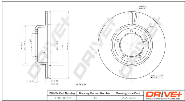 Discofreno - DP1010.11.0513 Dr!ve+