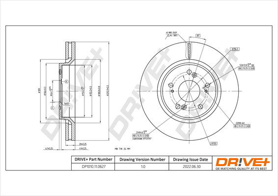 Discofreno - DP1010.11.0627 Dr!ve+