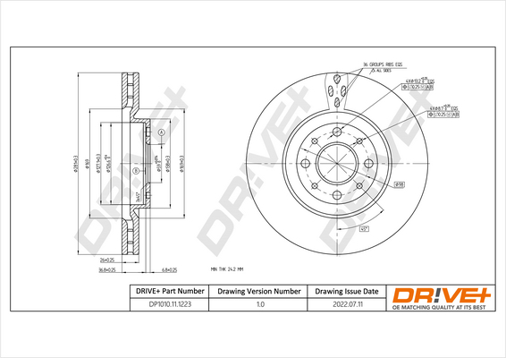 Discofreno - DP1010.11.1223 Dr!ve+