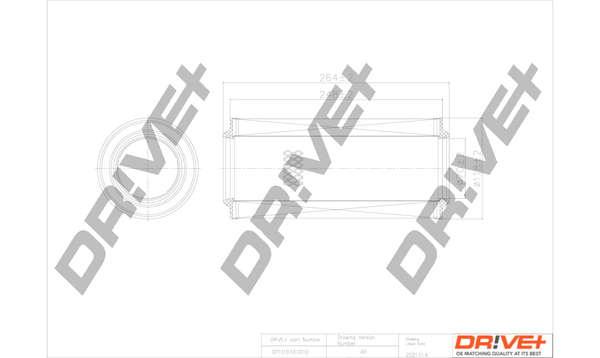 Filtro aria - DP1110.10.0010 Dr!ve+