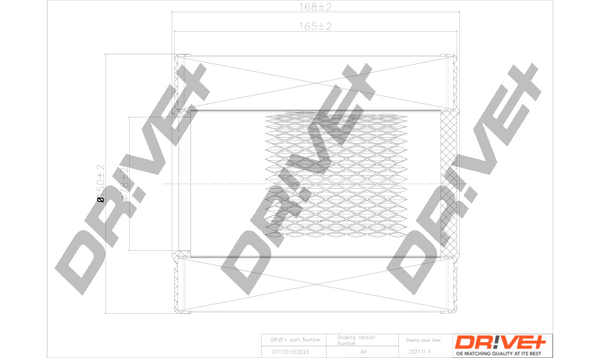 Air Filter - DP1110.10.0023 Dr!ve+