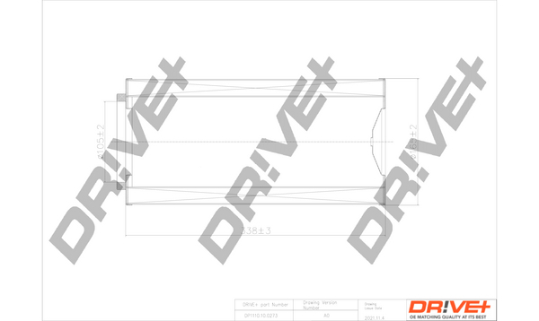 Air Filter - DP1110.10.0273 Dr!ve+