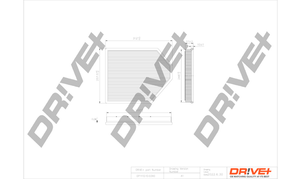 oro filtras - DP1110.10.0340 Dr!ve+