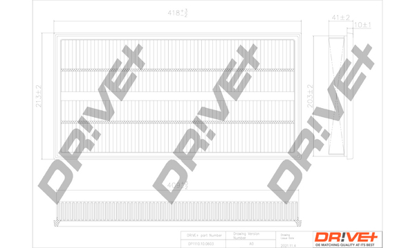 Air Filter - DP1110.10.0603 Dr!ve+