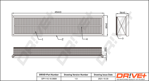 oro filtras - DP1110.10.0689 Dr!ve+