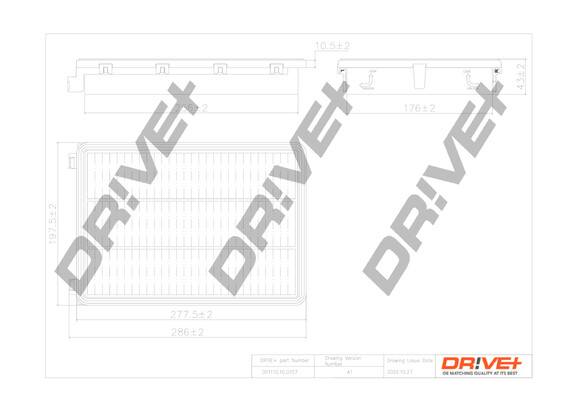 Air Filter - DP1110.10.0707 Dr!ve+
