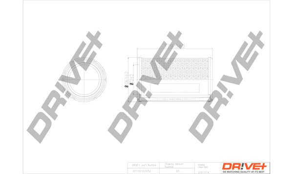 oro filtras - DP1110.10.0752 Dr!ve+