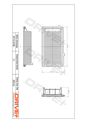 Air Filter - DP1110.10.0798 Dr!ve+
