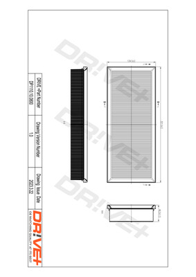 Air Filter - DP1110.10.0800 Dr!ve+