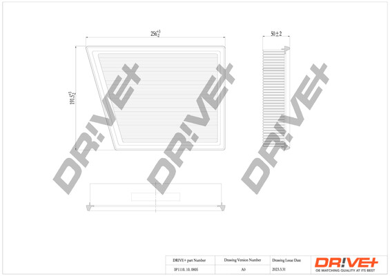 oro filtras - DP1110.10.0805 Dr!ve+