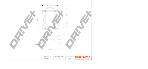 Oil Filter - DP1110.11.0095 Dr!ve+
