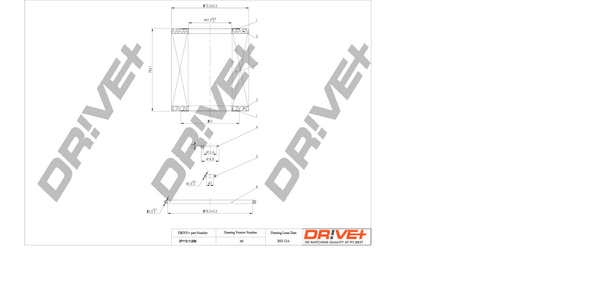 Oil Filter - DP1110.11.0096 Dr!ve+