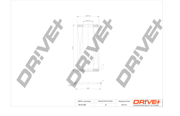 Ölfilter - DP1110.11.0237 Dr!ve+