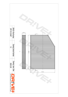 Filter, interior air - DP1110.12.0407 Dr!ve+