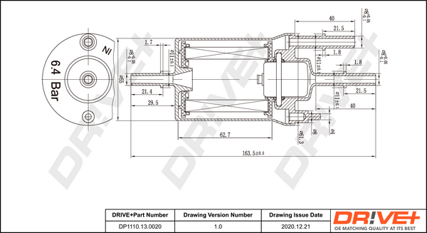 Fuel filter - DP1110.13.0020 Dr!ve+
