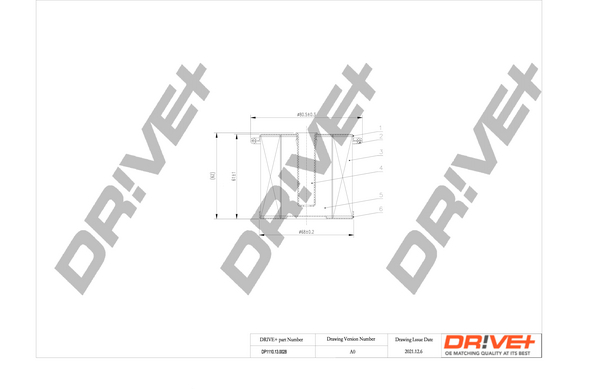 kuro filtras - DP1110.13.0028 Dr!ve+