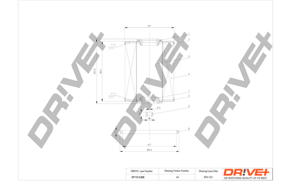 Fuel filter - DP1110.13.0036 Dr!ve+