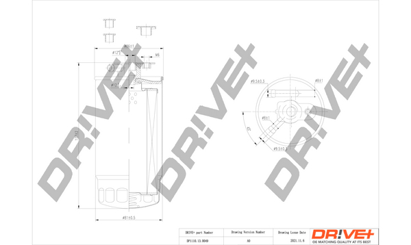 Filtro carburante - DP1110.13.0049 Dr!ve+