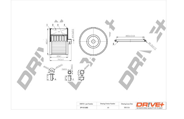 Fuel filter - DP1110.13.0053 Dr!ve+