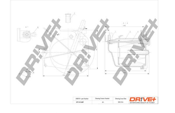 Fuel filter - DP1110.13.0057 Dr!ve+