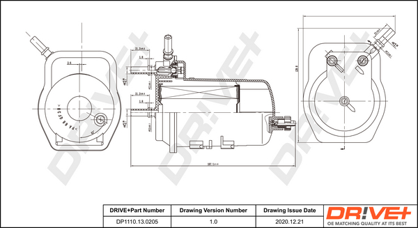 Fuel filter - DP1110.13.0058 Dr!ve+