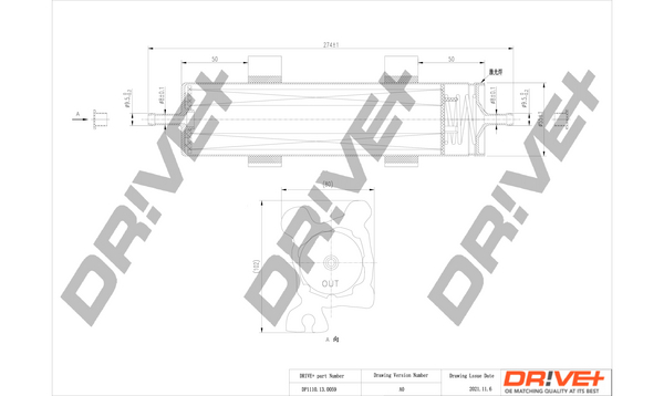 Fuel filter - DP1110.13.0059 Dr!ve+