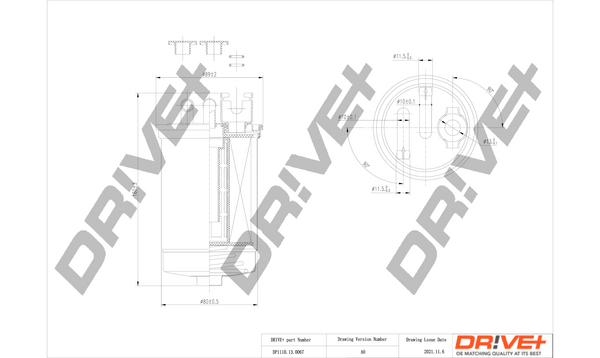 Fuel filter - DP1110.13.0067 Dr!ve+