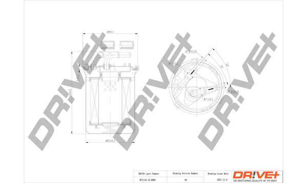 Fuel filter - DP1110.13.0084 Dr!ve+