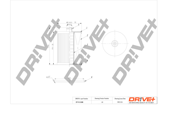 Filtro carburante - DP1110.13.0086 Dr!ve+