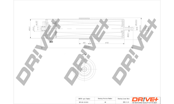 Fuel filter - DP1110.13.0115 Dr!ve+
