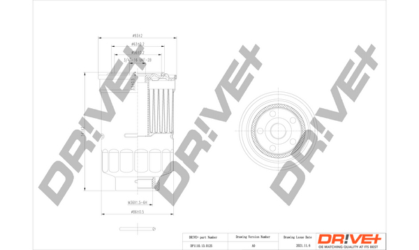 Filtro carburante - DP1110.13.0125 Dr!ve+