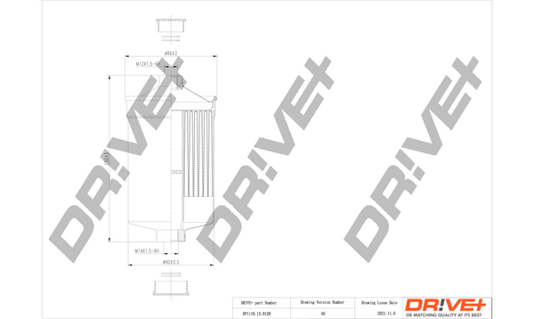 Fuel filter - DP1110.13.0129 Dr!ve+