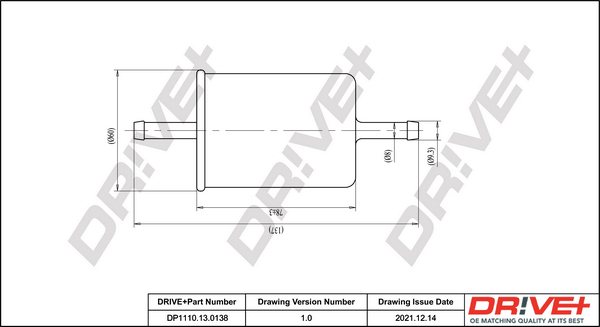 Fuel filter - DP1110.13.0138 Dr!ve+