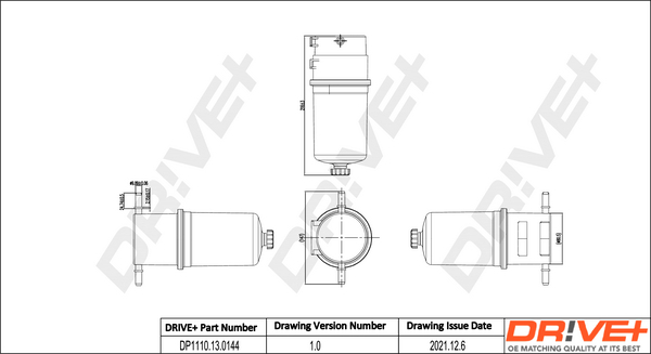 Fuel filter - DP1110.13.0144 Dr!ve+