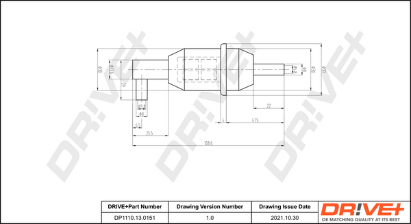 Fuel filter - DP1110.13.0151 Dr!ve+