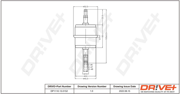 Kraftstofffilter - DP1110.13.0152 Dr!ve+