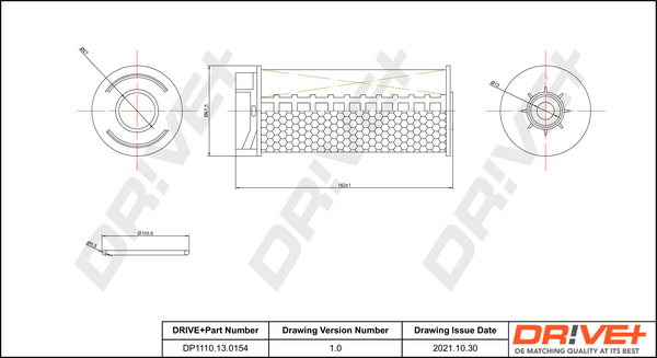 Kraftstofffilter - DP1110.13.0154 Dr!ve+