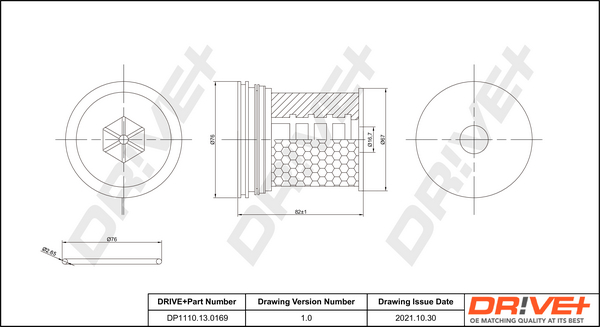 Fuel filter - DP1110.13.0169 Dr!ve+