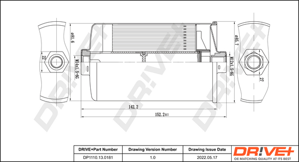 Fuel filter - DP1110.13.0181 Dr!ve+