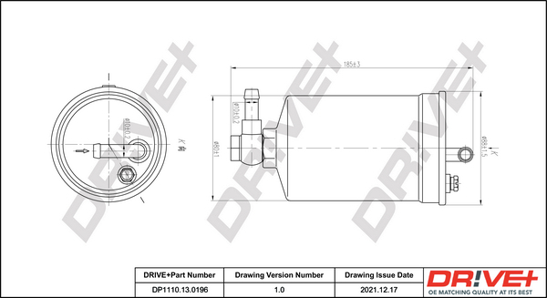Fuel filter - DP1110.13.0196 Dr!ve+