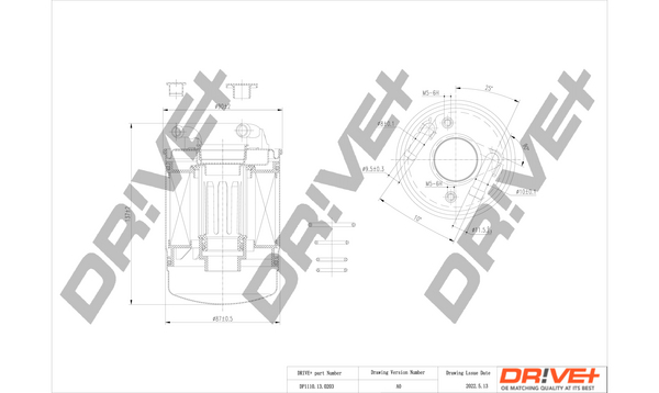 Filtro carburante - DP1110.13.0203 Dr!ve+