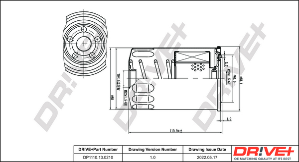 Kraftstofffilter - DP1110.13.0210 Dr!ve+