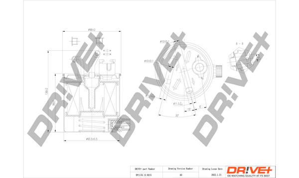 Kraftstofffilter - DP1110.13.0215 Dr!ve+