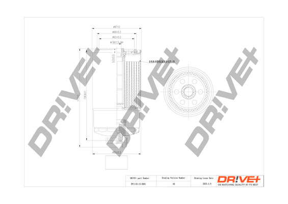 Filtro carburante - DP1110.13.0261 Dr!ve+