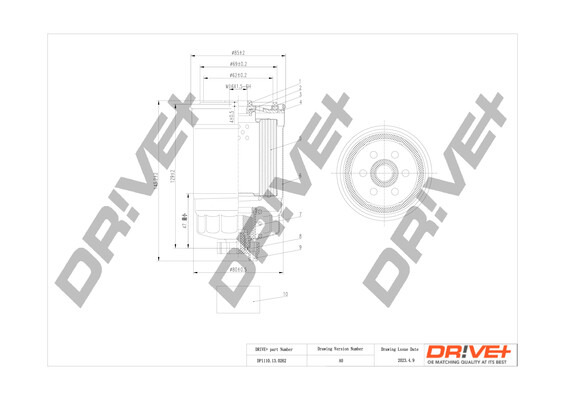 Filtro carburante - DP1110.13.0262 Dr!ve+