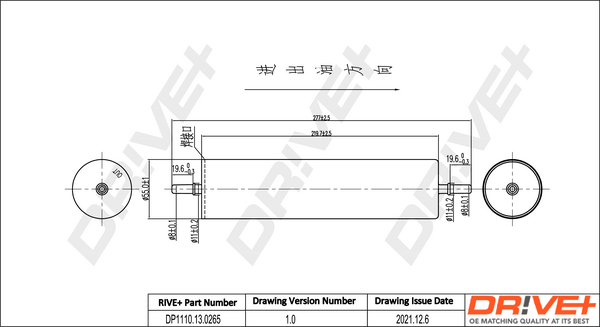 Fuel filter - DP1110.13.0265 Dr!ve+