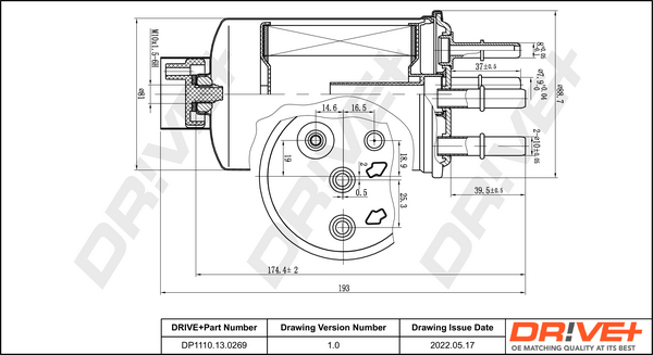 Kraftstofffilter - DP1110.13.0269 Dr!ve+