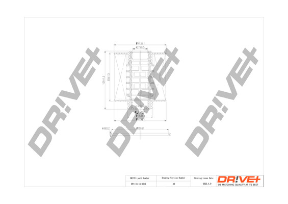 Filtro carburante - DP1110.13.0316 Dr!ve+