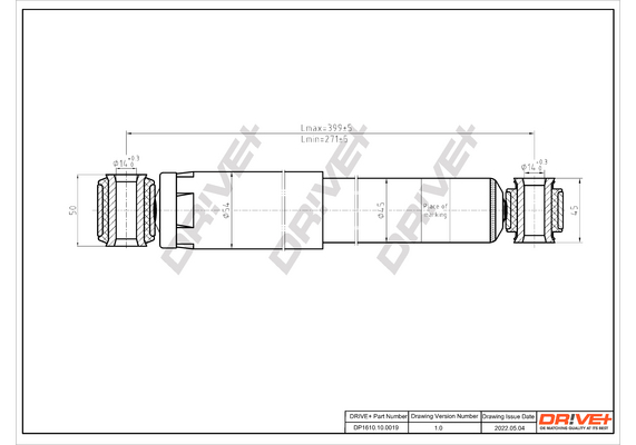 amortizatorius - DP1610.10.0019 Dr!ve+